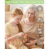 Katech Crochet Kit for Beginners, Crochet Kit for Adults Advanced Learn to Crochet Floral Granny Square Kit W/Crochet Blocking Mat Enough Yarn, Beginner Crochet Kit W/Step-by-Step Instructions