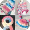 Katech Gradient Cake Yarn for Crocheting-Wool Knitting Yarn-Super Soft-2 Pack of 100g/3.52 oz-35% Plush Wool 30% Acrylic,35% Nylon- (Worsted)-Perfect for Blankets, Scarves, Shawls and Garments (D)