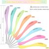 Katech 8 pcs Crochet Hooks Different Sizes Knitting Needles Set Ergonomic Handle Crochet Hook Kit DIY Craft Yarn Weaving Tools for Knitting Socks, Hat, Gloves, Sweater and Bag (2.5mm – 6.0mm)(Medium Size (2.5mm – 6.0mm))