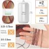 Katech 1OO% Ombre Cotton Yarn for Crocheting – 6 Pcs of 50g(1.76oz)/200m(218yd) – 2 Sport Weight Baby Yarn for Knitting, Fine Soft Multicolor Yarns for Baby Blankets, Afghans, Shawls, Dress, Hats (B)(Coffee Brown)