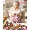 Katech Gradient Yarn for Crocheting Knitting- Color Wool Yarn-3x100g 38% Acrylic 52% Wool-Perfect for Scarves, Shawls-Gradient Brown + Orange(Magenta+White)