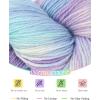 Katech Gradient Yarn for Crocheting Knitting- Color Wool Yarn-3x100g 38% Acrylic 52% Wool-Perfect for Scarves, Shawls-Gradient Brown + Orange(gradient B)